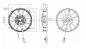 Preview: Elektrolüfter 24V Spal Lüfter 332mm VA113-BBL504P/R/A/N-94A saugend bürstenlos