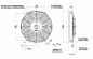 Preview: Elektrolüfter 12V Spal Lüfter 246mm VA07-AP12/C-58A saugend 1060m³/h