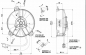 Preview: Elektrolüfter 12V Spal Lüfter 140mm VA31-A101-46A saugend 579m³/h