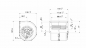 Preview: 12V Spal Radial Gebläse 008-A100-93D Heizungslüfter 260m³/h 5,3Amp 0,5kg