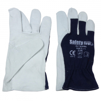 12 Paar Schutzhandschuh Safety First Art. SUPRA - Super Goat Gr.: 9 EN 388