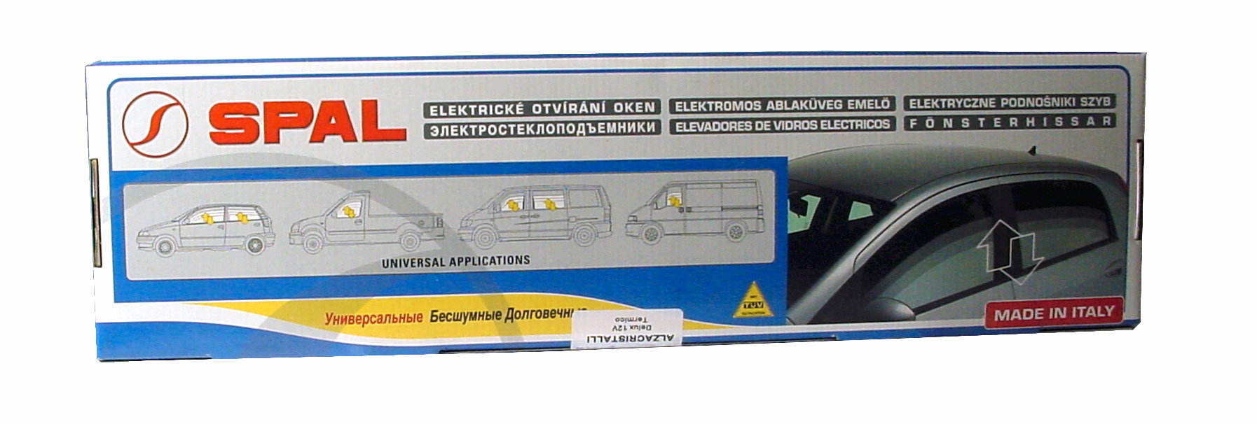 Fensterheber Universell mit Blende Typ 018.2.0 1 x Schalter für elektr