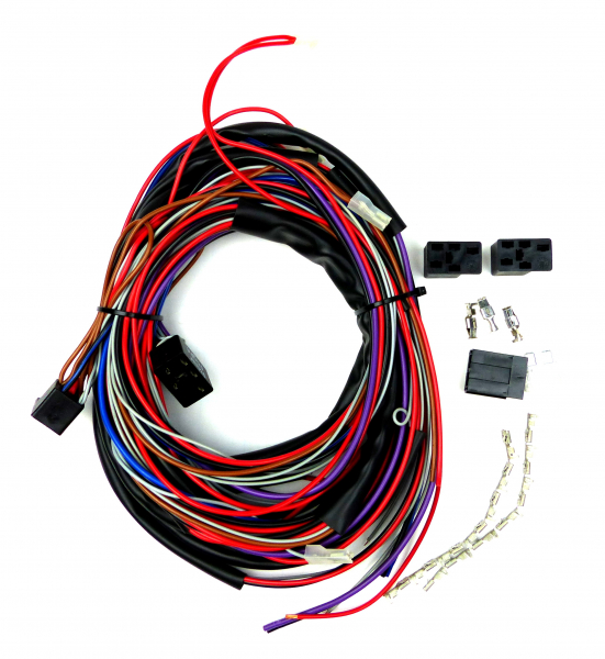 Kabelsatz passend für 4 Schalter m. 6 Kontakten u.getr.Bel.u.4 Kombistecker