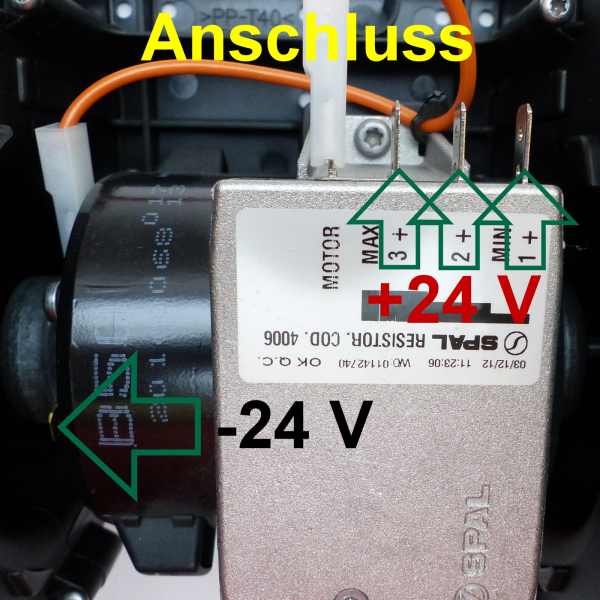 24V Spal Radial Gebläse 006-B50-22 Heizungslüfter 1200m³/h 16,7Amp 2,3kg